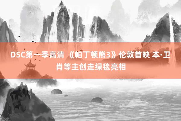 DSC第一季高清 《帕丁顿熊3》伦敦首映 本·卫肖等主创走绿毯亮相