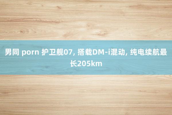 男同 porn 护卫舰07， 搭载DM-i混动， 纯电续航最长205km